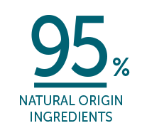 95% origine naturelle