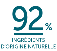 92% origine naturelle